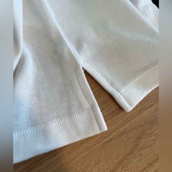 *Quacker Factory Set of 2 Cutout T-shirts V-Neck Rhinestones LARGE ~ A311440 - Picture 5 of 12